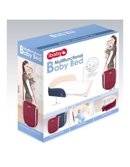 Багатофункціональне_гніздо_для_немовлят_синє_Baby_Bed_ibaby