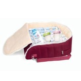 Багатофункціональне_гніздо_для_немовлят_бордове_Baby_Bed_ibaby