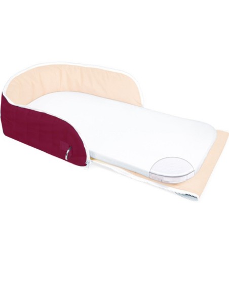 Багатофункціональне_гніздо_для_немовлят_бордове_Baby_Bed_ibaby