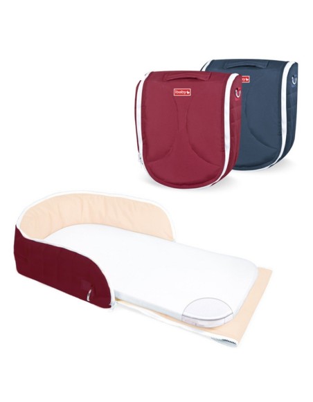 Multifunkčné hniezdo pre bábätka bordové Baby Bed ibaby