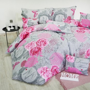 Бавовняна_постільна_білизна_Home_сіра_EMI