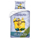 Постільна_білизна_Minioni_Mayhem_синя