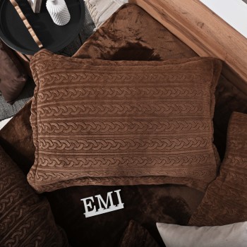 Постільна_білизна_з_мікрофлісу_Banu_коричнева_EMI