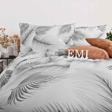 Flame_Бавовняна_постільна_білизна_сіра_EMI