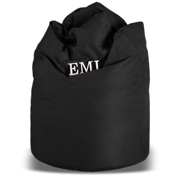 Мішок_для_сидіння_груша_замшева_чорна_EMI