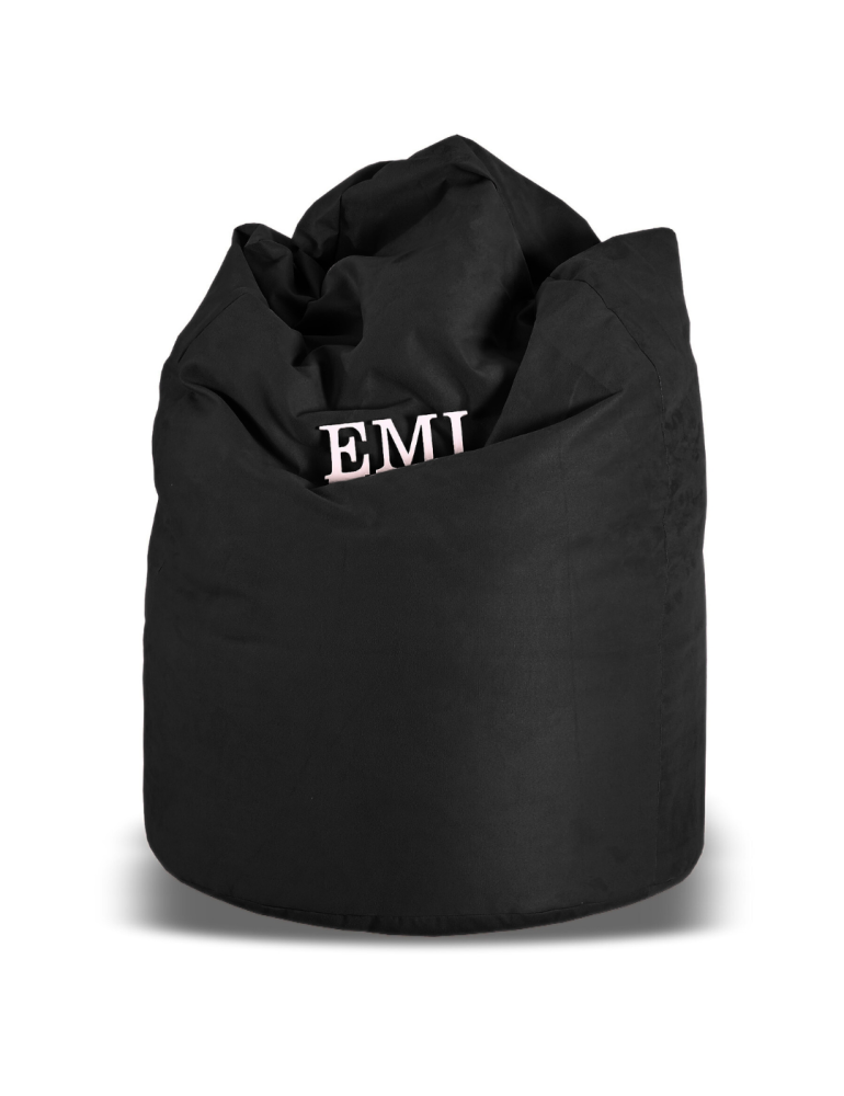 Мішок_для_сидіння_груша_замшева_чорна_EMI