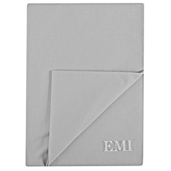 Простирадло сіре суцільне EMI