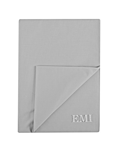 Простирадло сіре суцільне EMI