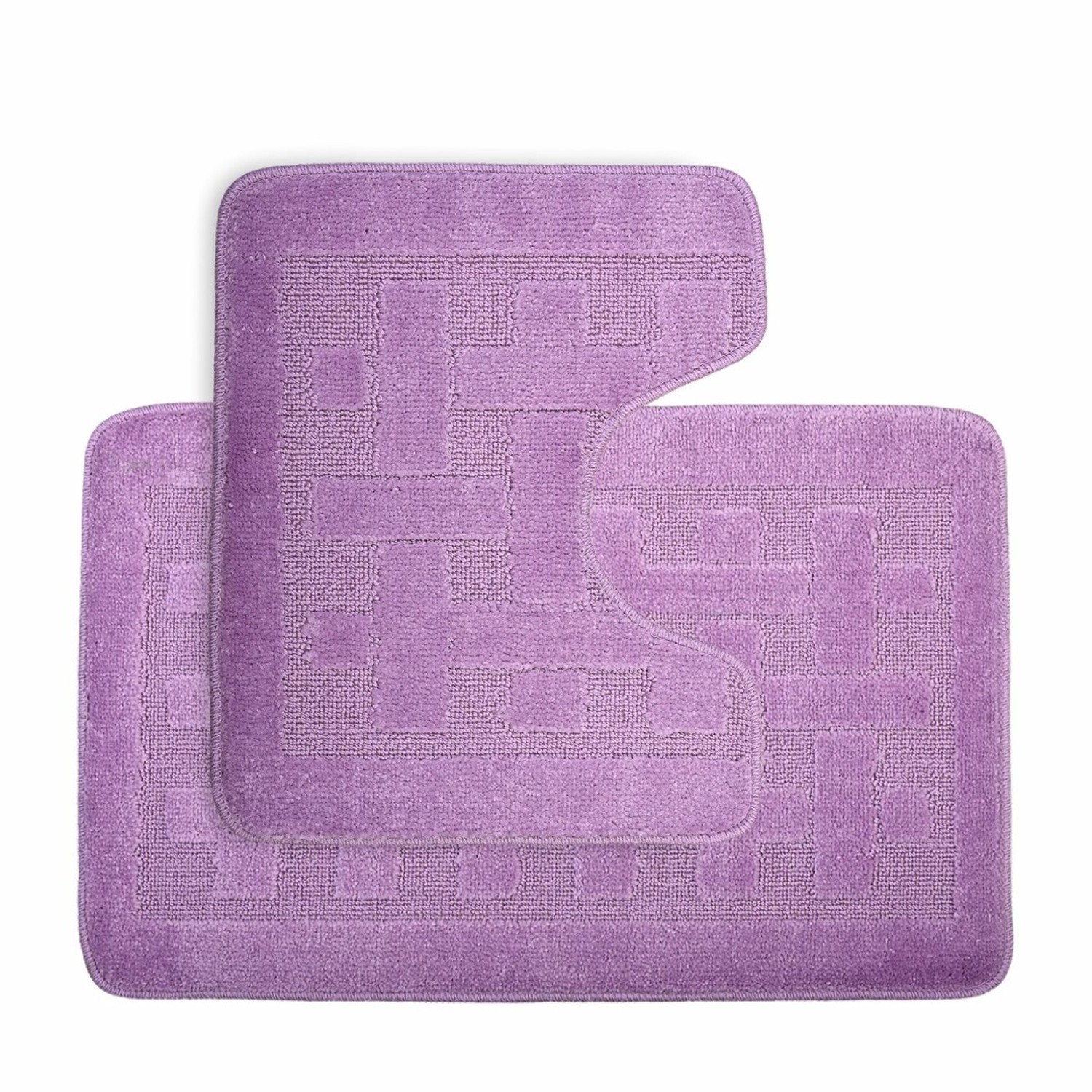 Набір килимків для ванної кімнати 2 шт Amy Purple EMI