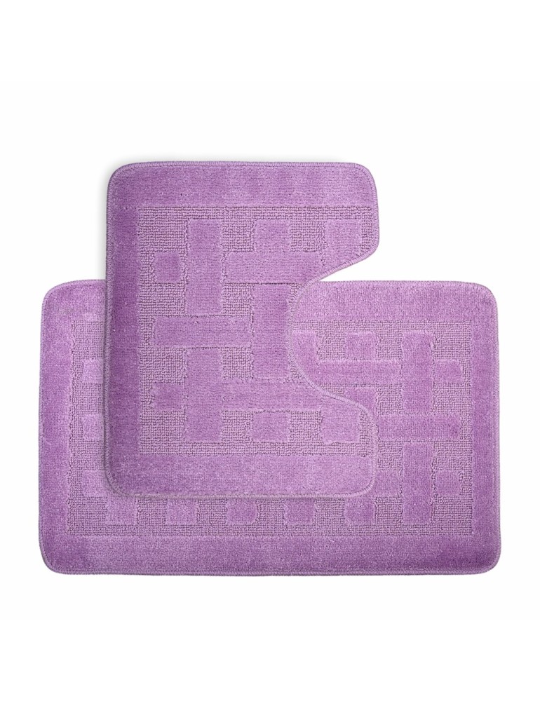 Набір килимків для ванної кімнати 2 шт Amy Purple EMI
