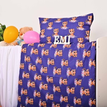 Дитяча бавовняна постільна білизна Tiger EMI