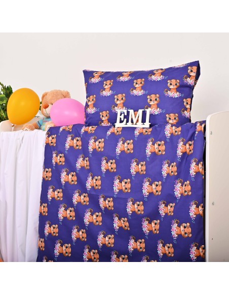 Дитяча бавовняна постільна білизна Tiger EMI