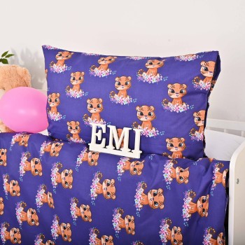 Дитяча бавовняна постільна білизна Tiger EMI