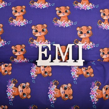 Дитяча бавовняна постільна білизна Tiger EMI