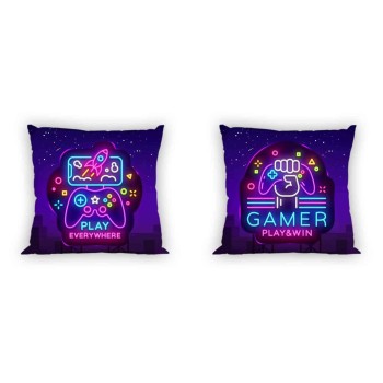 Наволочка Gamer Neon 40x40 см FARO