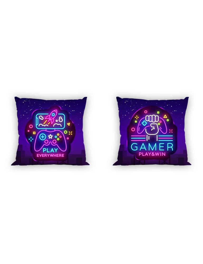 Наволочка Gamer Neon 40x40 см FARO