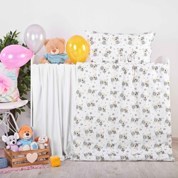 Дитяча бавовняна постільна білизна Teddy EMI