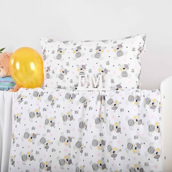 Дитяча бавовняна постільна білизна Teddy EMI