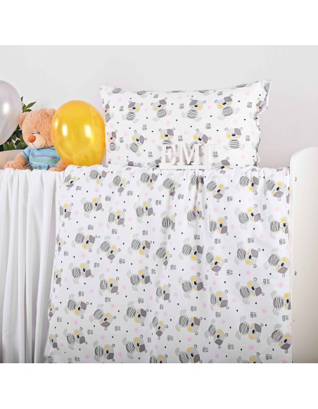 Дитяча бавовняна постільна білизна Teddy EMI