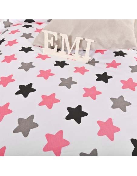 Дитяча постільна білизна Pink Stars EMI
