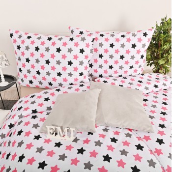 Дитяча постільна білизна Pink Stars EMI