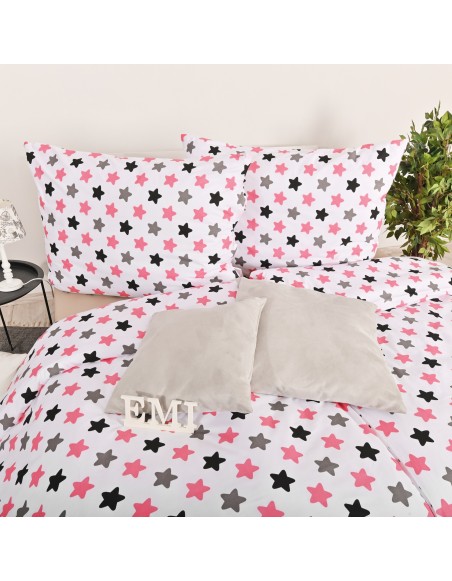 Дитяча постільна білизна Pink Stars EMI