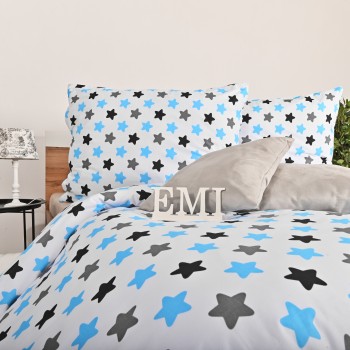 Дитяча постільна білизна Stars blue EMI