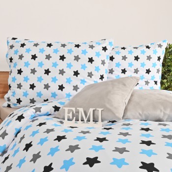 Дитяча постільна білизна Stars blue EMI