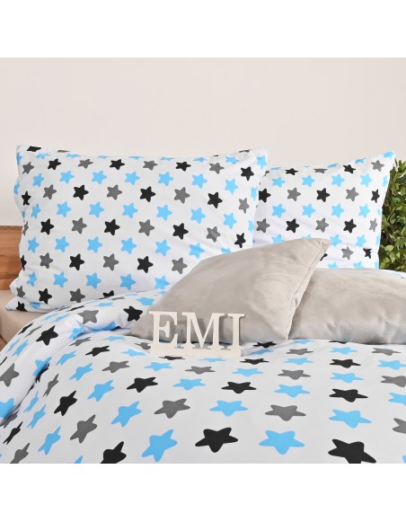 Дитяча постільна білизна Stars blue EMI