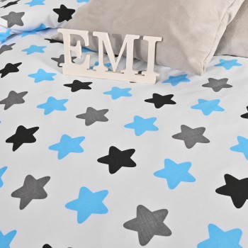 Дитяча постільна білизна Stars blue EMI