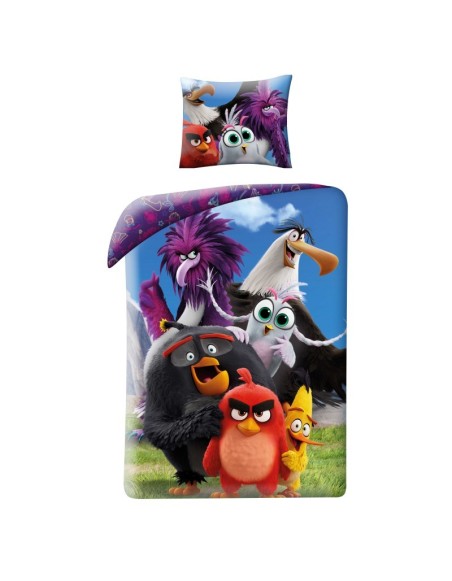 Постільна білизна Angry Birds 160x200+70x80 см