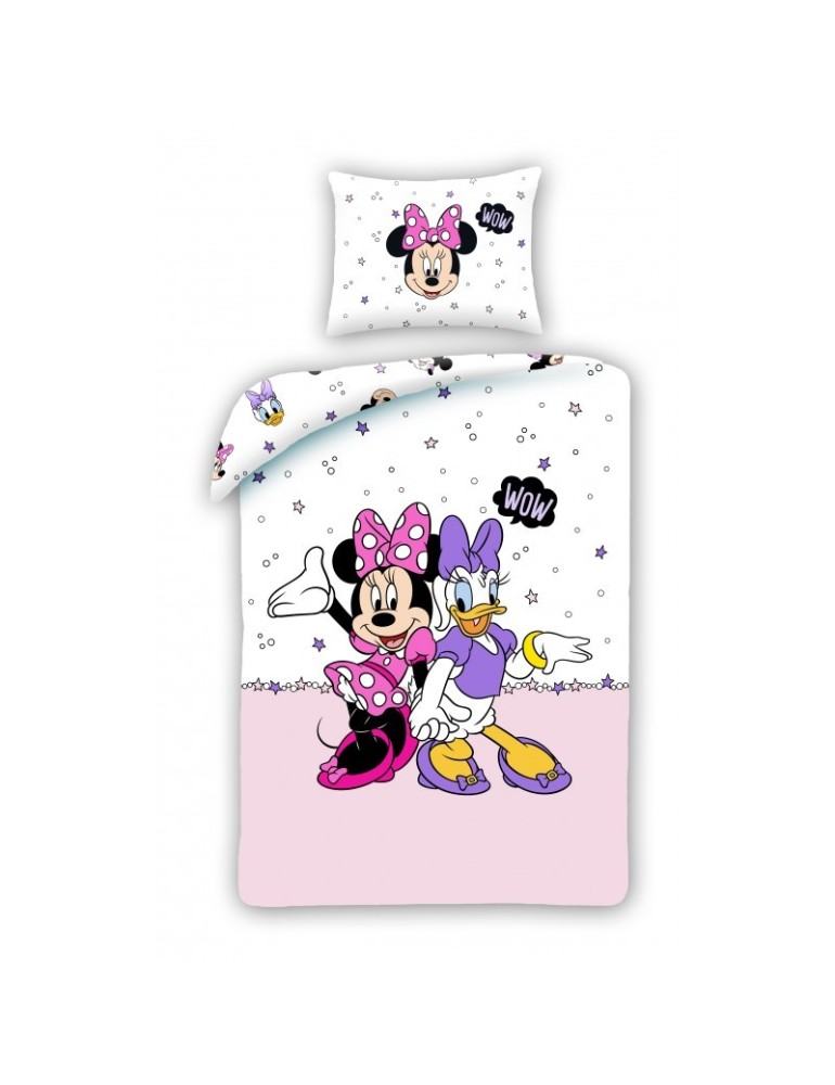 Бавовняна постільна білизна Minnie and Daisy 70x90 + 140x200 см Бавовняна постільна білизна Minnie and Daisy 70x90 + 140x200 см
