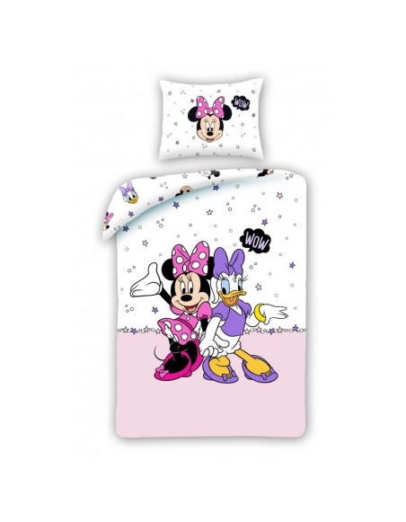 Бавовняна постільна білизна Minnie and Daisy 70x90 + 140x200 см