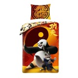 Дитяча постільна білизна Kung Fu Panda 140x200+70x90 см