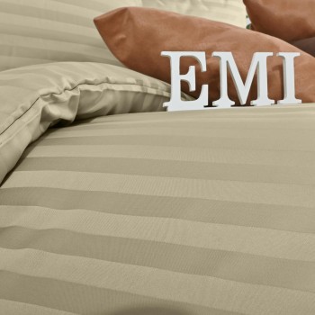 Постільна білизна з дамаску капучино EMI