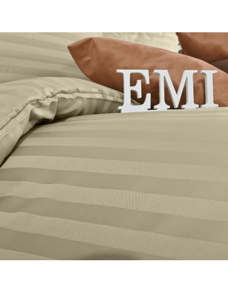Постільна білизна з дамаску капучино EMI