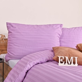 Постільна білизна фіолетова з дамаску EMI