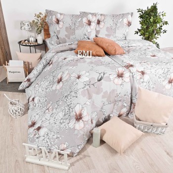Крепова постільна білизна Isadora pink EMI
