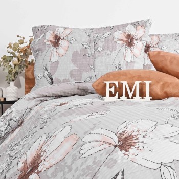 Крепова постільна білизна Isadora pink EMI
