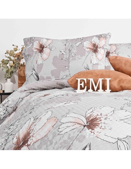 Крепова постільна білизна Isadora pink EMI