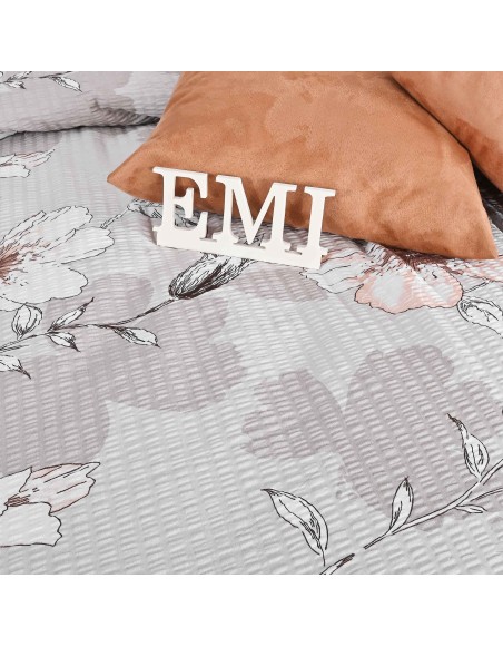 Крепова постільна білизна Isadora pink EMI