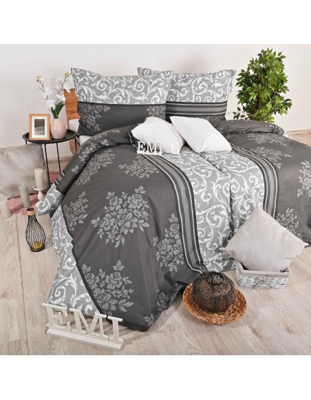 Бавовняна постільна білизна Natura gray EMI