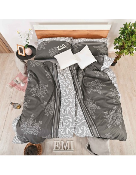Бавовняна постільна білизна Natura gray EMI