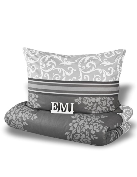 Бавовняна постільна білизна Natura gray EMI