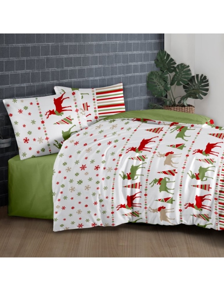 Різдвяна бавовняна постільна білизна Merris EMI
