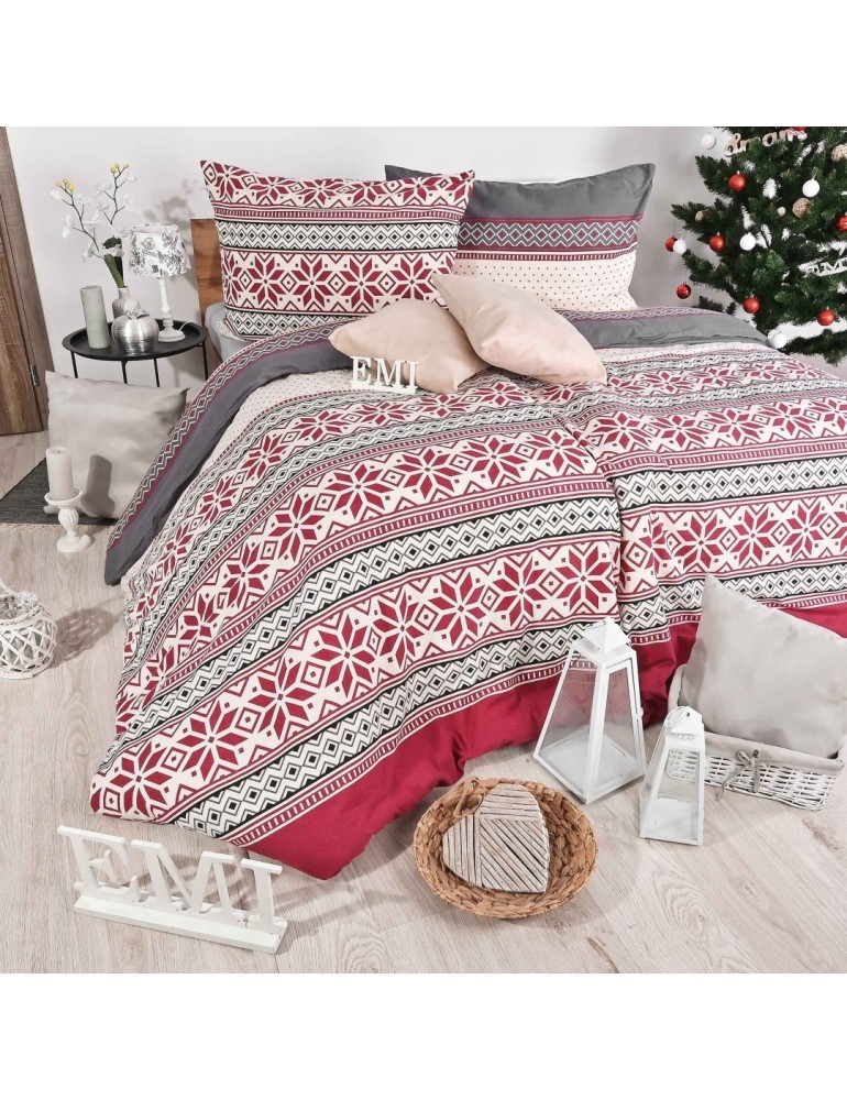 Різдвяна бавовняна постільна білизна Domis EMI
