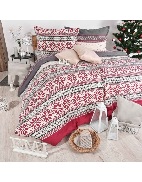 Різдвяна бавовняна постільна білизна Domis EMI