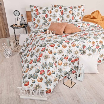 Різдвяна бавовняна постільна білизна Magic EMI