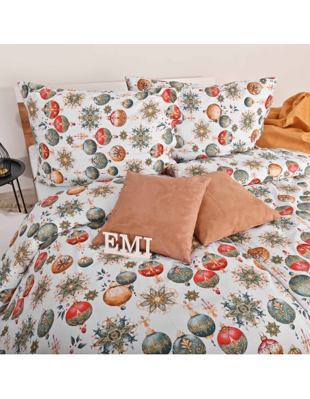 Різдвяна бавовняна постільна білизна Magic EMI