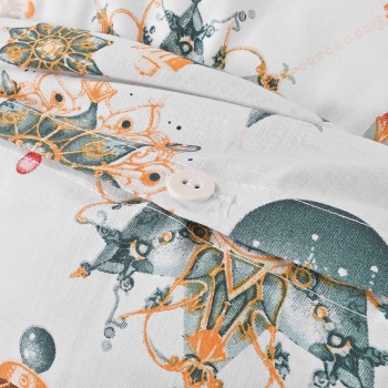 Різдвяна бавовняна постільна білизна Magic EMI